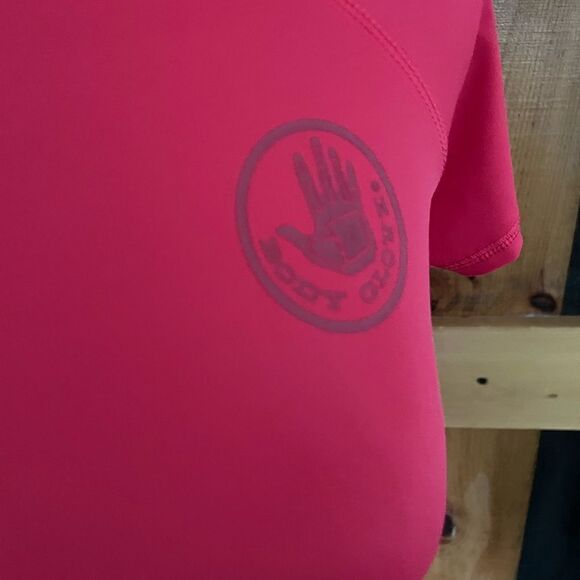 Body Glove red round neck short sleeved rash guard size Small - Picture 5 of 6